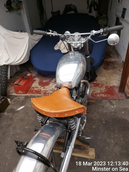 Ariel Motorcycle seat
