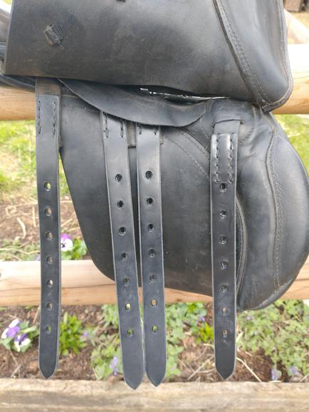 All eight saddle girth straps replaced